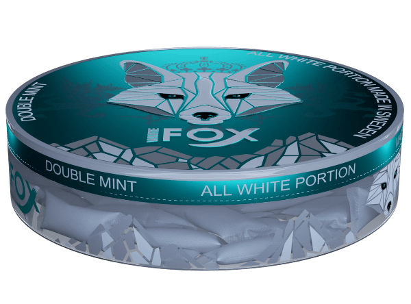 White Fox Double mint snus