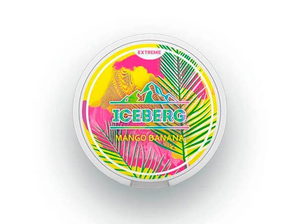 Снюс Iceberg 🥭🍌Mango banana 150 мг🍌🥭