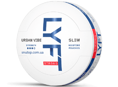 LYFT Urban Vibe Strong All White Portion Snus