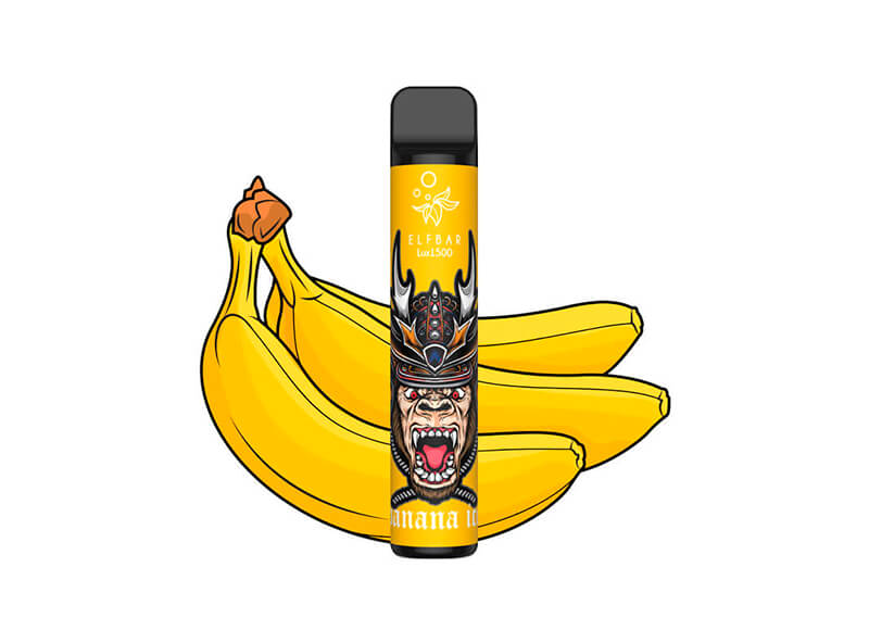 Elf Bar Lux 1500 со вкусом банан со льдом🍌🧊