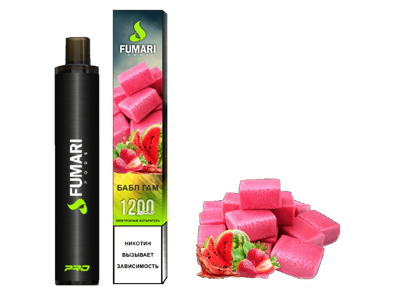 Fumari pods 1200 бабл гам