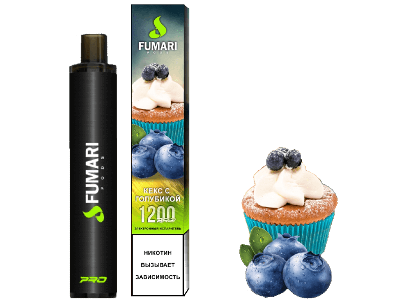 Fumari pods 1200 кекс с голубикой🧁