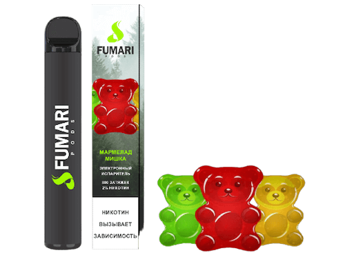 Fumari pods 800 Мишка мармелад