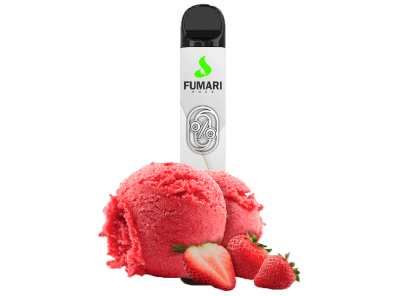 Fumari pods 800 мороженое с клубникой🍧