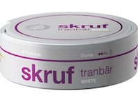 Skruf Cranberry White Portion Snus