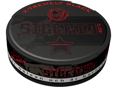 Siberia -80°C Black Portion Snus