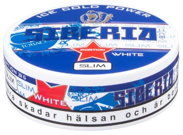 Siberia -80°C Slim ICE COLD POWER White Snus
