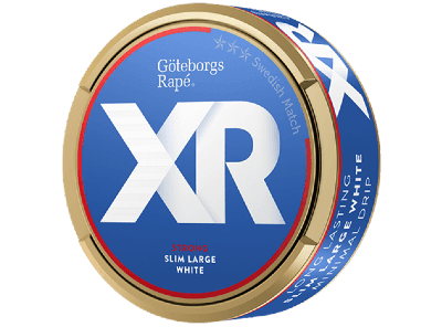 XRANGE Göteborgs Rapé Slim White Strong Portion Snus